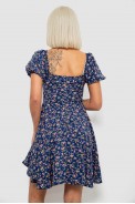 Платье женское с принтом софт, цвет синий, 257R811 - фото № 3