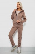 Спортивный костюм женский на флисе, цвет мокко, 257R86 - фото № 2