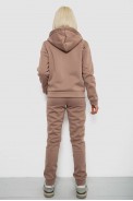Спортивный костюм женский на флисе, цвет мокко, 257R86 - фото № 3