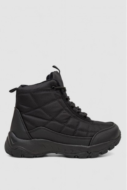 Кроссовки женские зимние на меху, цвет черный, 248RH880