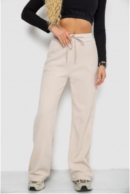 Штани жіночі вельветові  -уцінка, колір світло-бежевий, 214R602-U