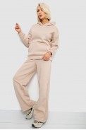 Спортивный костюм женский на флисе, цвет бежевый, 257R87 - фото № 2