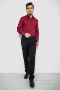 Рубашка мужская с принтом, цвет бордовый, 186R2020 оптом - фото № 1