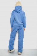 Спортивный костюм женский на флисе, цвет голубой, 257R87 - фото № 3