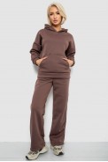 Спортивный костюм женский на флисе, цвет коричневый, 257R87 - фото № 0
