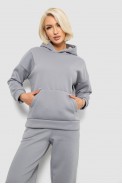 Спортивный костюм женский на флисе, цвет серый, 257R87 - фото № 1