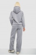 Спортивный костюм женский на флисе, цвет серый, 257R87 - фото № 3
