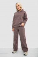 Спортивный костюм женский на флисе, цвет мокко, 257R87 - фото № 2