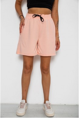 Шорты женские с принтом  -уценка, цвет персиковый, 238R130-U