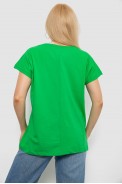 Футболка женская с принтом, цвет зеленый, 244R3016 - фото № 3