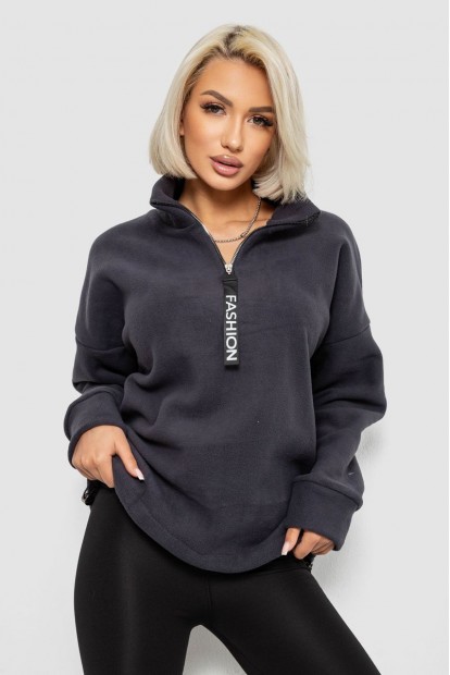 Батник женский на поларфлисе, цвет грифельный, 257R333-5