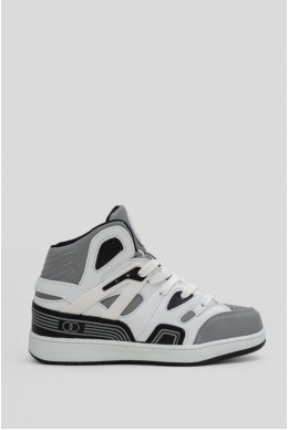 Кросівки жіночі демісезонні  -уцінка, колір сіро-чорний, 243R8939B-U