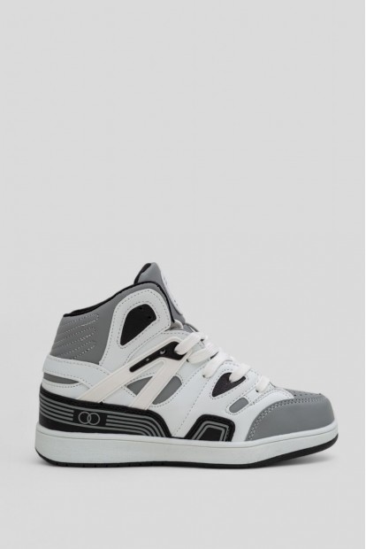 Кросівки жіночі демісезонні  -уцінка, колір сіро-чорний, 243R8939B-U