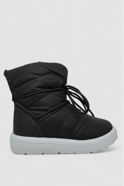 Дутики женские зимнмие на меху, цвет черно-серый, 248RFM100-6