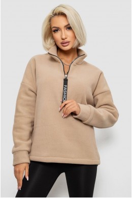 Батник женский на поларфлисе, цвет светло-бежевый, 257R333-5