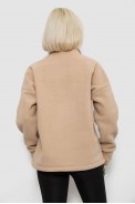 Батник женский на поларфлисе, цвет светло-бежевый, 257R333-5 - фото № 3