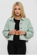 Куртка жіноча джинсова, колір м'ятний, 250R00321 - фото № 0