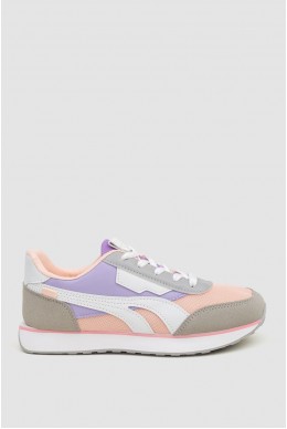 Кросівки жіночі  -уцінка, колір рожево-сірий, 243R383-U-2