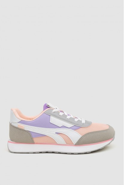 Кросівки жіночі  -уцінка, колір рожево-сірий, 243R383-U-2