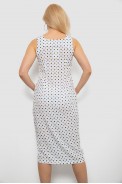 Сарафан женский в горошек, цвет белый, 230R029-1 - фото № 3