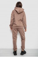 Спортивный костюм женский на флисе  -уценка, цвет темно-бежевый, 257R85-U-12 - фото № 3