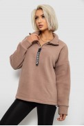Батник женский на поларфлисе, цвет бежевый, 257R333-5 - фото № 2