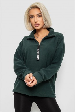 Батник женский на поларфлисе, цвет зеленый, 257R333-5