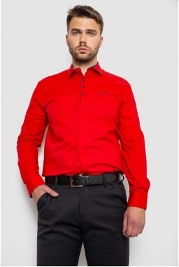 Сорочка чоловіча  -уцінка, колір червоний, 214R7150-U-1