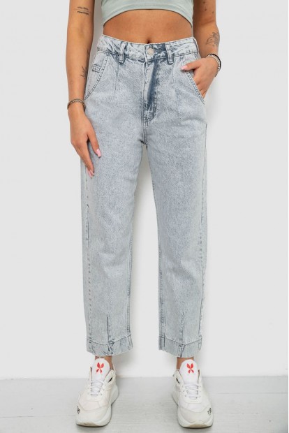 Джинсы женские MOM, цвет голубой, 244R1905S21