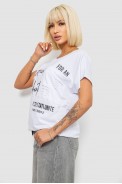 Футболка женская с принтом, цвет белый, 244R2126-5 - фото № 2