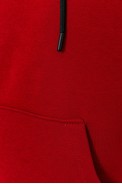 Худи мужской на флисе, цвет красный, 208R005 - фото № 4