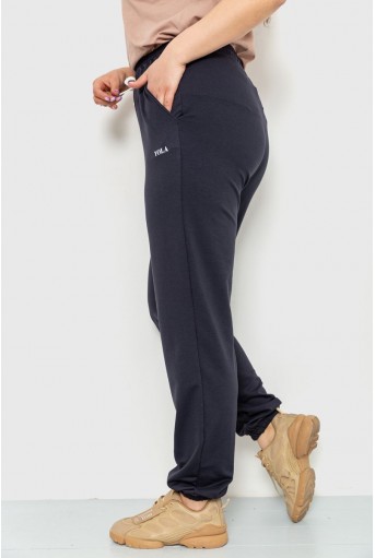 Купить Спорт штаны женские демисезонные, цвет темно-синий, 129R1488 - Фото №3