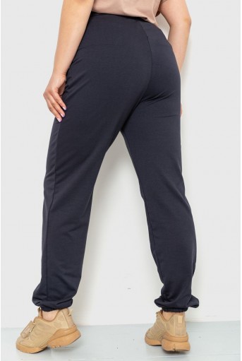 Купить Спорт штаны женские демисезонные, цвет темно-синий, 129R1488 - Фото №4