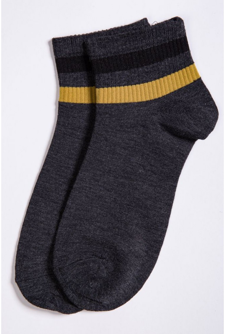 Купить Мужские носки грифельного цвета в полоску 151R5010 - Фото №1