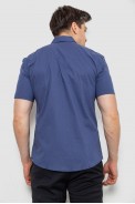 Сорочка чоловіча з принтом  -уцінка, колір джинс, 214R7018-U оптом - фото № 3