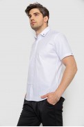 Рубашка мужская однотонная  -уценка, цвет белый, 214R830-U-6 - фото № 2