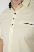 Сорочка чоловіча класична  -уцінка, колір жовтий, 214R7114-1-U - фото № 4