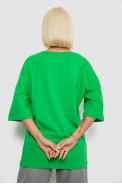 Футболка жіноча з принтом, колір зелений, 244R2020 - фото № 3