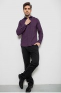 Рубашка мужская с принтом, цвет фиолетовый, 186R6917-9 - фото № 1