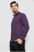 Рубашка мужская с принтом, цвет фиолетовый, 186R6917-9 - фото № 2