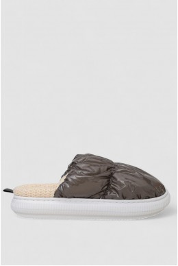 Тапочки мужские домашние  -уценка, цвет серый, 243R12913-U-1