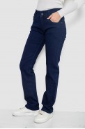 Джинсы женские Slim Fit, цвет темно-синий, 244R1050 оптом - фото № 2