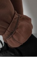 Спортивні штани чоловічі на флісі, колір коричневий, 129RA9997 - фото № 6