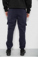 Спортивні штани чоловічі на флісі, колір синій, 129RA9997 - фото № 3