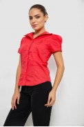 Сорочка жіноча однотонна, колір темно-кораловий, 230R070 - фото № 2