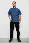 Рубашка мужская джинсовая, цвет джинс, 129RT-16 - фото № 2