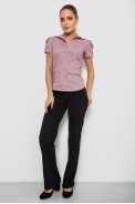 Сорочка жіноча однотонна, колір пудровий, 230R070 - фото № 1
