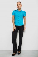 Сорочка жіноча однотонна, колір блакитний, 230R070 - фото № 1