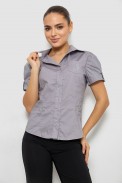 Сорочка жіноча однотонна, колір сірий, 230R070 - фото № 0