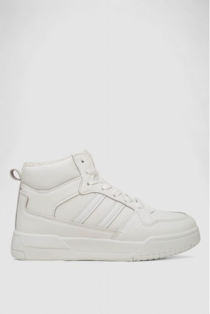 Кроссовки женские зимние на меху, цвет белый, 248RAD400